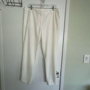 Women’s cream lined trousers